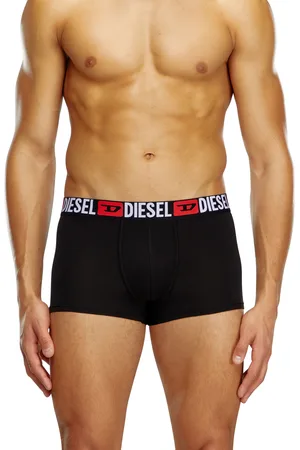Diesel Three-pack of all-over logo waist boxers Trunks Man