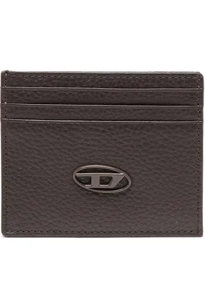 Diesel Card case in grained leather Small Wallets Man