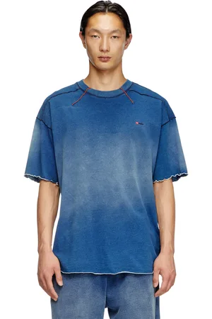 Diesel Faded T-shirt with micro logo T-Shirts Man