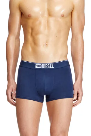 Diesel Three-pack of plain boxer Trunks Man