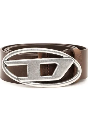 Diesel Leather belt with D buckle Belts Man