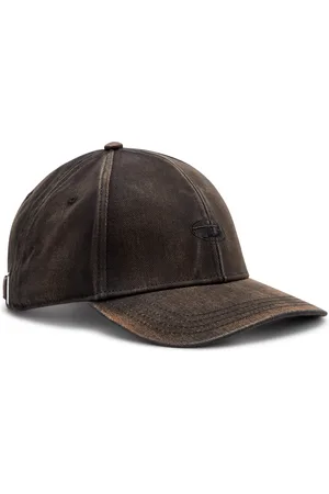 Diesel Baseball cap in washed cotton twill Caps Man