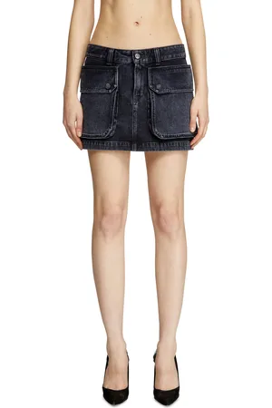Diesel Mini skirt in batavia-weave denim Skirts Woman