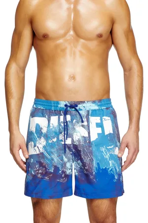 Diesel Mid-length swim shorts with graphic print Swim shorts Man
