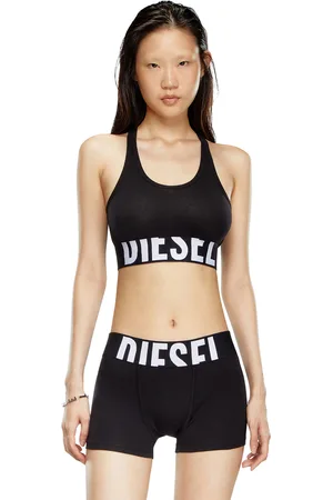 Diesel Sports bra with cut-off logo Bras Woman