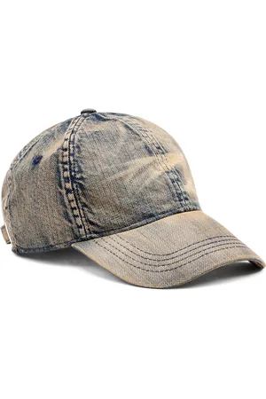 Diesel Baseball cap in solarised denim Caps Man