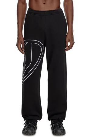 Diesel Track pants with mega oval D Pants Man