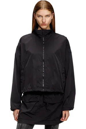 Diesel Windbreaker in compact nylon Jackets Woman