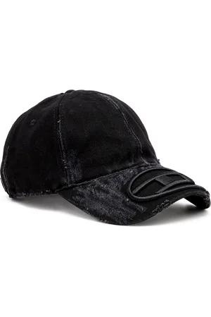 Diesel Distressed denim baseball cap Caps Man