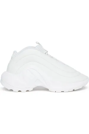 Diesel Monochrome quilted sneakers Footwear Unisex