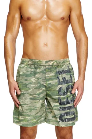 Diesel Board shorts in camo ripstop Boardshorts Man