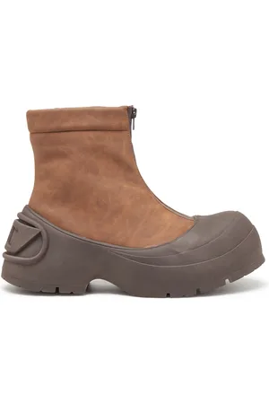 Diesel D-Donald-Rubber-trimmed ankle boots Boots Man