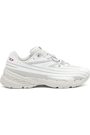 Diesel D-Airspeed Low-Striped sneakers in coated ripstop Sneakers Woman