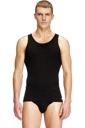 Diesel Two pack cotton tank vest Tops Man
