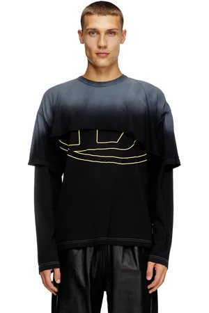 Diesel Destroyed layered long-sleeve T-shirt T-Shirts Man