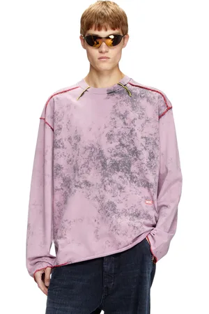 Diesel Treated long-sleeve T-shirt T-Shirts Man