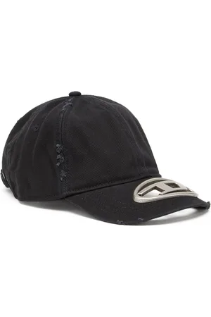 Diesel Baseball cap with metal Oval D plaque Caps Man