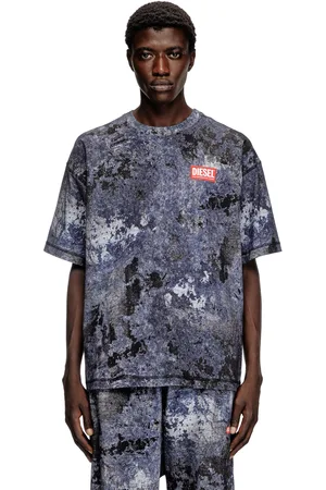 Diesel Marble-effect burnout T-shirt T-Shirts Man