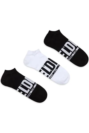 Diesel Three-pack logo low-cut socks Socks Man