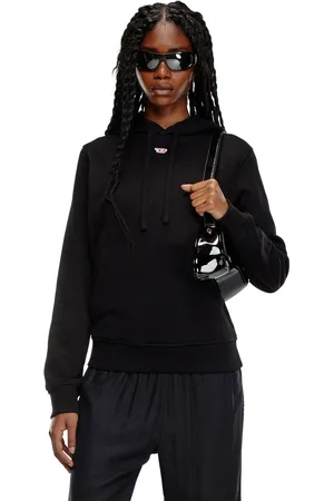 Diesel Hoodie with embroidered D patch Sweaters Woman