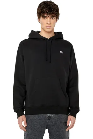 Diesel Hoodie with oval D patch Sweaters Man