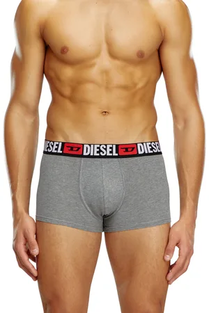 Diesel Three-pack of all-over logo waist boxers Trunks Man