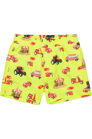 Diesel Swim shorts with vehicle print Beachwear Man