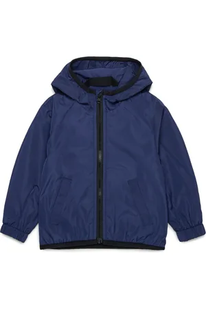 Diesel Hooded jacket with mega Oval D print Jackets Unisex