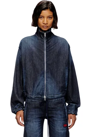 Diesel High-neck JoggJeans jacket Denim Jackets Woman