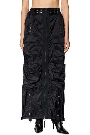 Diesel Long skirt with cargo pockets Skirts Woman