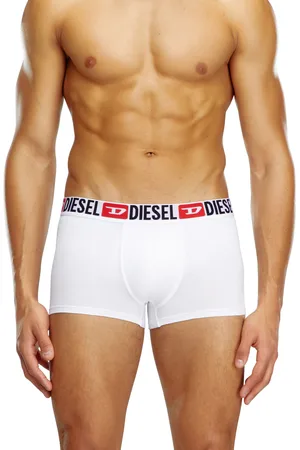 Diesel Three-pack of all-over logo waist boxers Trunks Man