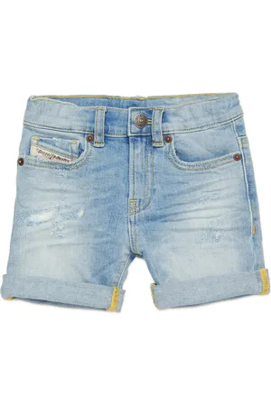 Diesel Shorts in distressed denim Shorts Unisex