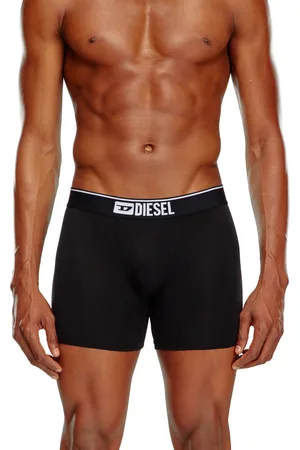 Diesel Three-pack of plain long boxer briefs Boxer briefs Man