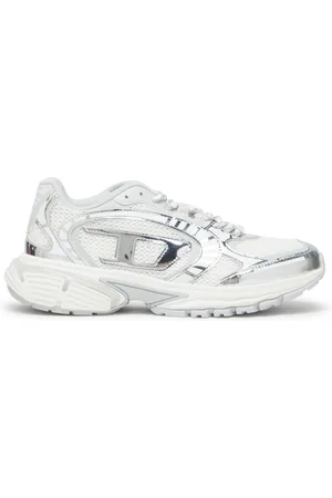 Diesel S-Pro-V-Dense-Metallic mesh sneakers with Oval D logo Sneakers Woman