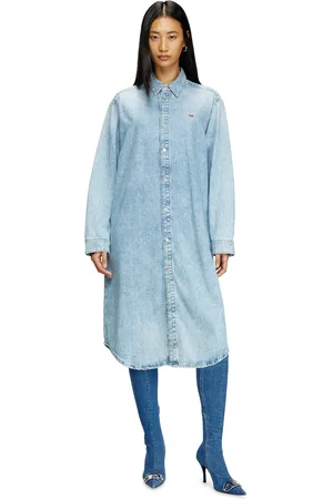 Diesel Shirt dress in denim Dresses Woman
