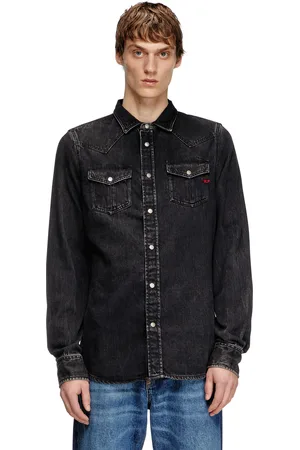 Diesel Overshirt in Tencel denim Denim Shirts Man