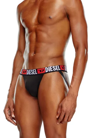 Diesel Three-pack jockstraps with logo waists Jockstraps Man