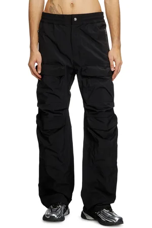 Diesel Utility pants in overdyed nylon Pants Man