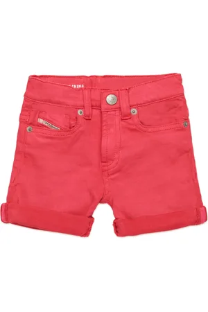 Diesel Coloured JoggJeans shorts with turn-ups Shorts Unisex