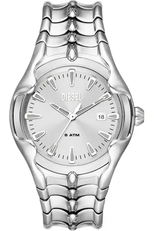 Diesel Vert Three-Hand Date Stainless Steel Watch Timeframes Man