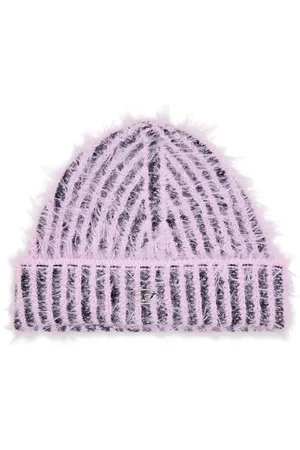 Diesel Ribbed vanise beanie Knit caps Unisex