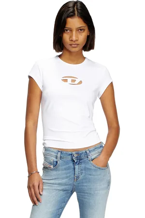 Diesel T-shirt with peekaboo logo T-Shirts Woman
