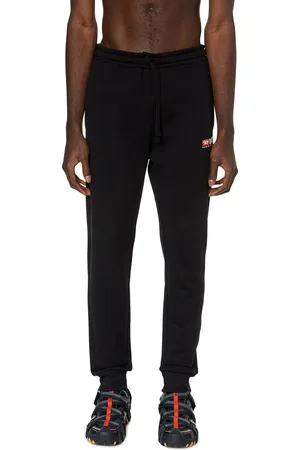 Diesel Track pants with embroidered logo Pants Man