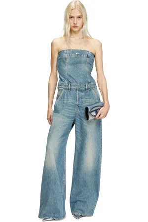 Diesel Denim strapless jumpsuit Jumpsuits Woman