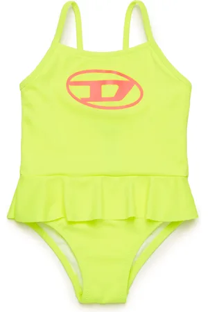 Diesel Ruffled swimsuit with Oval D print Beachwear Woman
