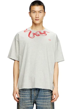 Diesel T-shirt with snake embroidery T-Shirts Unisex