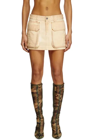Diesel Mini skirt in batavia-weave denim Skirts Woman