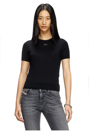 Diesel Short-sleeve jumper in wool Knitwear Woman