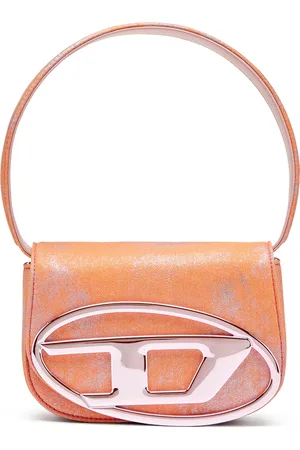 Diesel 1DR-Iconic shoulder bag in pop colour denim Shoulder Bags Woman