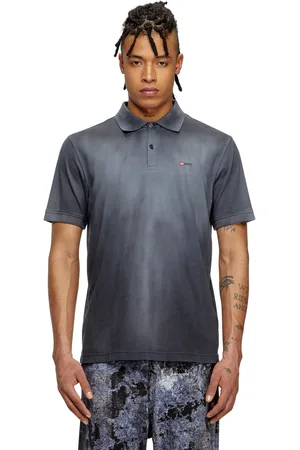 Diesel Jersey polo shirt with logo embroidery Polos Man